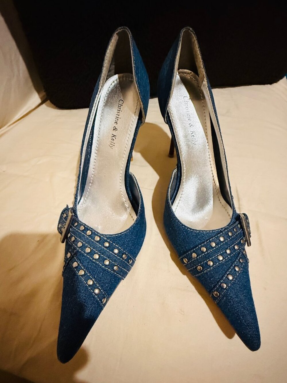 CHRISTINE & KELLY JEAN HEELS - SZ 9  NEW
